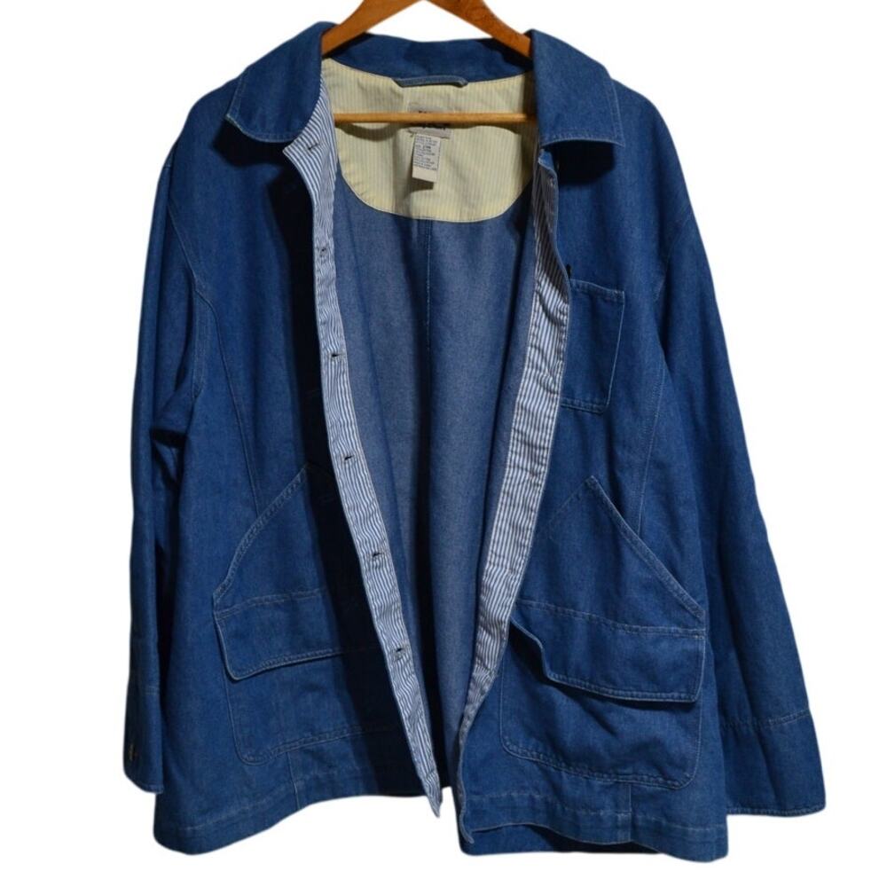 Koret City Blues Vintage Denim Jacket Size 24W - Picture 3 of 11